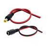 Picture of QLXHBOT 10 Pairs 12V 5A DC Power Pigtail Barrel Plug 2.1mm x 5.5mm Male Female Connector Cable for CCTV Security Camera and 12V Power Supply Adapter (Real 18AWG)