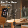 Picture of JUBOR Tablet Stand Holder, Gooseneck iPad Desk Mount for Kitchen, Work Meetings, Video, Tablet Clamp Mount Compatible with iPad Mini/Air/Pro, Kindle Fire HD, Galaxy Tabs and All 4.7-13.5" Tablets