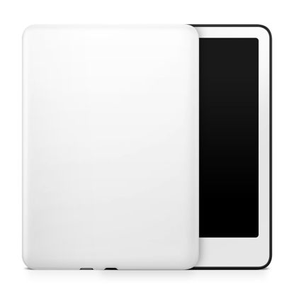 Picture of Tablet Skin Compatible with Amazon Kindle Paperwhite 12th (2024) - Solid White - Premium 3M Vinyl Protective Wrap Decal Cover - Easy to Apply | Crafted in The USA by MightySkins