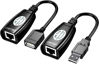 Picture of SNLLMZI USB to cat5 Adapter, USB Over RJ45 Ethernet for Cat5/Cat5e/Cat6/Cat7/Cat8 Extension Cable Adapter, USB 2.0 Extender Over Cat Extender Cable Adapter