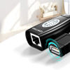 Picture of SNLLMZI USB to cat5 Adapter, USB Over RJ45 Ethernet for Cat5/Cat5e/Cat6/Cat7/Cat8 Extension Cable Adapter, USB 2.0 Extender Over Cat Extender Cable Adapter