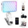 Picture of VILTROX RGB Video Light, Selfie Light, Portable LED Phone Light with Clip, Rechargeable on Camera Video Light with App Control, for Phone,Laptop,Camera,iPad, video recording for TikTok,YouTube,Vlog