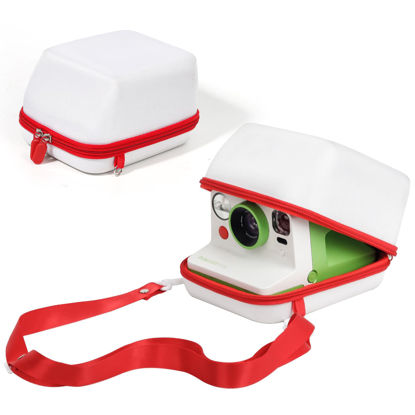 Picture of WOGOZAN Protective Case for Polaroid OneStep, OneStep+, Onestep 2,Now, Now+ Gen 2, I-Type Instant Film Camera - Hard Shell Camera Case with Adjustable Shoulder Strap （White）(No Camera)