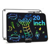 Picture of ROYALITA 20-Inch LCD Writing Tablet, Writing Board Note Board for Fridge, Dry-Erase & Sticky Note Alternative for Home & Office, Large Reusable Writing Pad with Built-in Magnets & Instant Erase