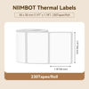 Picture of NIIMBOT Labels for B1/B21/B3S Label Maker, 50 x 30 mm (1.97'' x 1.18'') 230 Tapes/Roll, Thermal Label Tape, Waterproof, Oil-Proof for Home Office Small Business Labeling Tape Replacement(White)