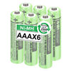 Picture of OSIM 6Pack BK-40AAABU Ni-MH AAA Rechargeable Batteries 400mah 1.2V AAA NI-MH Rechargeable Batteries for Cordless Phones, Remote Controls, Electronics