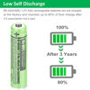 Picture of OSIM 6Pack BK-40AAABU Ni-MH AAA Rechargeable Batteries 400mah 1.2V AAA NI-MH Rechargeable Batteries for Cordless Phones, Remote Controls, Electronics