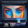 Picture of [Electric Focus] 4K Support Projector with WiFi6 and Bluetooth 5.3, 20000L Outside Video Movie Projectors, OWNKNEW Outdoor Gaming Projector, Auto Keystone Correction