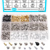 Picture of Bemaka 480PCS M.2 Screws Motherboard Standoffs Screws Computer Screws Assortment Kit, NVMe Screws M.2 SSD Mounting Screws for Motherboard, SSD, HDD Hard Drive, PC Fan, PC Case