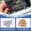 Picture of Bemaka 480PCS M.2 Screws Motherboard Standoffs Screws Computer Screws Assortment Kit, NVMe Screws M.2 SSD Mounting Screws for Motherboard, SSD, HDD Hard Drive, PC Fan, PC Case