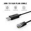 Picture of USB to RJ11 Radar Detector Cable Compatible with Beltronics, Escort Passport 9500ix, Uniden R1 R3 R7, Replacement Power Cord for Radar Detectors,5Ft