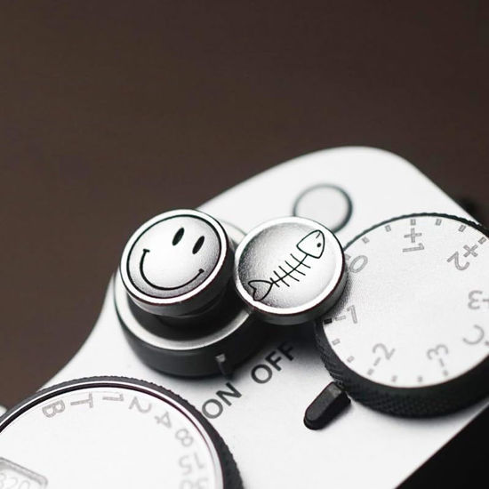 Picture of Camera Shutter Button Compatible with FUJIFILM X-T5 X-T4 X-T20 X-T30 X-T200 X-PRO2 ，,Soft Release Button for laica M9 (Two Sets)