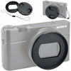 Picture of JJC Dedicated Metal Filter Adapter Lens Adapter for Sony ZV-1 II RX100 VII VI RX100M7 RX100M6 for Canon G5X Mark II Installing 52mm UV CPL ND Filter,Includes 52mm Snap-On Lens Cap & Cap Keeper String