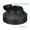 Picture of PATIKIL 58mm Camera Lens Hood, Rubber Collapsible Lens Protector Anti-Reflection Blocks Excess Sunlight Enhance Camera Photography for Nikon, for Fujifilm, for Pentax, for Leica