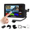 Picture of FEELWORLD F5 Pro X 5.5 Inch 1600nits Daylight Visible DSLR Camera Field 4K Monitor with 3D LUT HDMI Touchscreen Monitor Video Monitor 4K-HDMI DC Input Output Include Battery+Carry Case Bundle