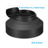 Picture of PATIKIL 55mm Camera Lens Hood, Rubber Collapsible Lens Protector Anti-Reflection Blocks Excess Sunlight Enhance Camera Photography for Nikon, for Fujifilm, for Pentax, for Leica