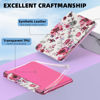 Picture of Famavala Transparent Case for 7" Amazon Kindle Paperwhite Signature Edition (12th Generation, 2024 Release) and Kindle Colorsoft Signature Edition (1st Gen), Clear Back Cover (Rose Floral)