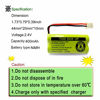 Picture of OXWINOU Replacement Battery BT183342/BT283342 BT166342/BT266342 BT162342 / BT262342 BT166342 Compatible with CS6114 CS6419 CS6719 AT&T EL52300 CL80112 CS6719-2 2.4V 400mAh (2 Pack)