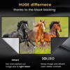 Picture of 120 inch Projector Screen 2025 Upgraded- Black Backing, Straight Edges, Foldable, Washable and Wrinkle-Free - for Indoor Home Theater and Outdoor Cinema -White 16:9 by IOLIEO