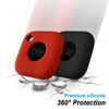 Picture of Geiomoo Silicone Case for Tile Mate 2024, Tile Mate 2022, Soft Scratch Resistant Cover with Carabiner (2 Pack Black+Red)