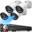 Picture of 《122° Wide-Angle & 80FT Night Vision》Outdoor Wired Security Camera System,CCTV Cameras Outside, Home Video Surveillance Systems