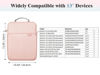 Picture of TiMOVO 13 Inch Tablet Sleeve Handbag with Shoulder Strap for iPad Air 13", iPad Pro 13", iPad Pro 12.9", Galaxy Tab S9+/S9 Plus/S10+/S10 Plus/S9 FE+/S9 FE Plus 12.4", Pink