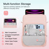 Picture of TiMOVO 13 Inch Tablet Sleeve Handbag with Shoulder Strap for iPad Air 13", iPad Pro 13", iPad Pro 12.9", Galaxy Tab S9+/S9 Plus/S10+/S10 Plus/S9 FE+/S9 FE Plus 12.4", Pink