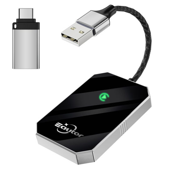 Picture of Wireless CarPlay Adapter, Converts Wired to Wireless CarPlay, Fits for Cars from 2017 & iOS 10+, Easy Use & Stable Connection