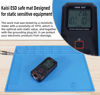 Picture of Kaisi Anti-Static Mat with ESD Wrist Strap and Grounding kit, Silicone Soldering Repair Work Mat 932°F Heat Resistant ESD Safe pad for Electronic, Phone, iPhone, iPad, iMac, Laptop, Computer, Watch