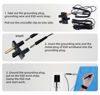 Picture of Kaisi Anti-Static Mat with ESD Wrist Strap and Grounding kit, Silicone Soldering Repair Work Mat 932°F Heat Resistant ESD Safe pad for Electronic, Phone, iPhone, iPad, iMac, Laptop, Computer, Watch