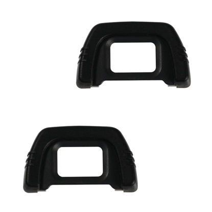 Picture of 2 Pack Camera Eyecup Viewfinder Protector Eyepiece Compatible for Nikon D7000 D750 D610 D600 D300 D200 D90 D80 D70 D70S D50 D40 and More Replaces DK-21 Eye Cup