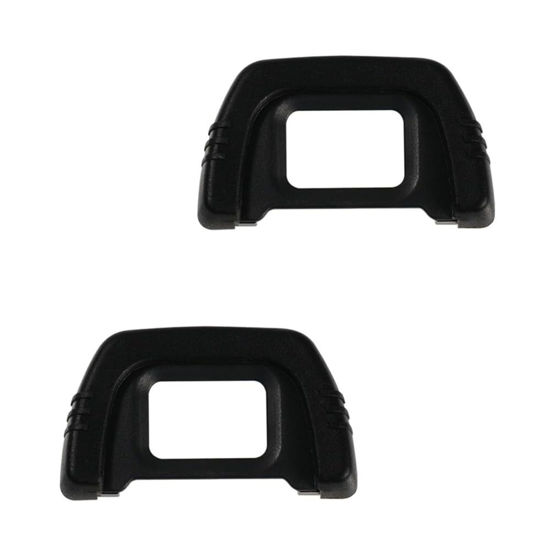 Picture of 2 Pack Camera Eyecup Viewfinder Protector Eyepiece Compatible for Nikon D7000 D750 D610 D600 D300 D200 D90 D80 D70 D70S D50 D40 and More Replaces DK-21 Eye Cup