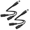 Picture of SIOCEN 2 Pack 1 Male to 2 Female Cord 5.5mm x 2.1mm,DC Power Splitter Cable for CCTV Security Cameras,Y Splitter Adapter Wire,2 Way Y-Cable