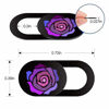 Picture of IMNEXT2U Webcam Cover Slide 3 Packs Ultra-Thin Camera Covers for Computer Laptop Desktop Smartphone to Protect Your Privacy and Security, Rose Black