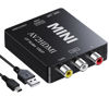 Picture of DigitPro RCA to HDMI Converter, AV to HDMI Converter, 1080P Mini RCA AV Composite Video Audio to HDMI Converter Adapter Supporting PAL/NTSC for TV/Wii/PC/PS 123/ STB/Xbox/VHS/VCR/Blue-Ray DVD Players