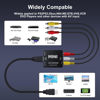 Picture of DigitPro RCA to HDMI Converter, AV to HDMI Converter, 1080P Mini RCA AV Composite Video Audio to HDMI Converter Adapter Supporting PAL/NTSC for TV/Wii/PC/PS 123/ STB/Xbox/VHS/VCR/Blue-Ray DVD Players