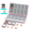Picture of THELIFELICIOUS SD Card Holder Memory Card Case for SD/TF Cards, Memory Storage Organizer for 20 SDXC SDHC and 20 TF Cards