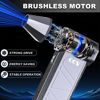 Picture of CCV Compressed Air Duster - 150000RPM Electric Air Duster for Cleaning Keyboard&PC 3 Gears Adjustable Rechargeable Cordless Jet Dry Blower Air Blower for Car and Home (F33-Pearl Blue)