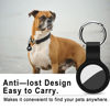 Picture of HATALKIN Compatible with AirTag Case Keychain Air Tag Holder Silicone AirTags Key Ring Cases Tags Chain Apple GPS Item Finders Accessories 4 Pack