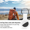 Picture of HATALKIN Compatible with AirTag Case Keychain Air Tag Holder Silicone AirTags Key Ring Cases Tags Chain Apple GPS Item Finders Accessories 4 Pack