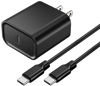 Picture of 18W Fast-Cahrging USB-C Charger Fit for Samsung Galaxy-Tab A9+ Plus SM-X210 WiFi, SM-X215 LTE, SM-X216 5G Tablet Type C Power Adapter Charging Cord Cable