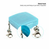 Picture of 8 Slots Memory Card Case for 4 SD/SDHC/SDXC Cards and 4 Micro SD/TF Cards,Anti-Dust Crush Resistance,SD Card Case Small Micro SD Holder with Chain (Blue)
