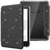 Picture of MoKo Case for All-new 7" Kindle Paperwhite 12th Gen 2024&Kindle Colorsoft Signature Edition 2024, Ultra Clear Soft Flexible Transparent TPU Back Cover Light Shell with Auto Wake/Sleep, Black & Glitter