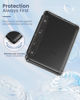 Picture of MoKo Case for All-new 7" Kindle Paperwhite 12th Gen 2024&Kindle Colorsoft Signature Edition 2024, Ultra Clear Soft Flexible Transparent TPU Back Cover Light Shell with Auto Wake/Sleep, Black & Glitter