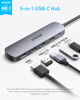 Picture of Anker USB-C Hub (5-in-1), 4K@30Hz HDMI with 100W Max Power Delivery, USB-C and USB-A Data Ports, Compact and Stylish for MacBook, Dell XPS, and More (Charger Not Included)