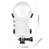 Picture of Invisible Dive Case for Insta360 X4, FotStdio Insta 360 X4 Waterproof Case 50m/164ft Underwater Diving Housing Cover Protective Sealed Shell Photography Housings Action Camera Accessories