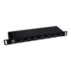 Picture of GeeekPi DC PDU Lite 7-CH 0.5U Rack-Mount Power Distribution Unit for DeskPi Rackmate T1/T0/T2 and 10 Inch Server Cabinet, 7 Outlets, with 3PCS 25cm DC5521 Cables and 3PCS 50cm DC5521 Cables