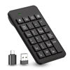 Picture of LOONASA Wireless USB & Typec Number Pad, Enhanced Efficiency 23 Keys Numeric Keypad Upgraded Version of 10 Key USB Keyboard Financial Accounting Numpad for Laptop, PC, Notebook, Desktop,Surface Pro