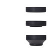 Picture of Camera Lens Hood - Rubber - Set of 2 - Collapsible in 3 Steps - Sun Shade/Shield - Reduces Lens Flare and Glare - Blocks Excess Sunlight for Enhanced Photography and Video Footage