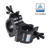 Picture of TUV Pro-Swivel Truss Clamp Black 2 inch, 2 Pack Rualin Heavy Duty 500kg Swivel Coupler 50mm Truss Clamps, Dual Head Turn As Needed Two 360 Degree Lighting Clamps, Fit truss OD 48-52mm / 2”